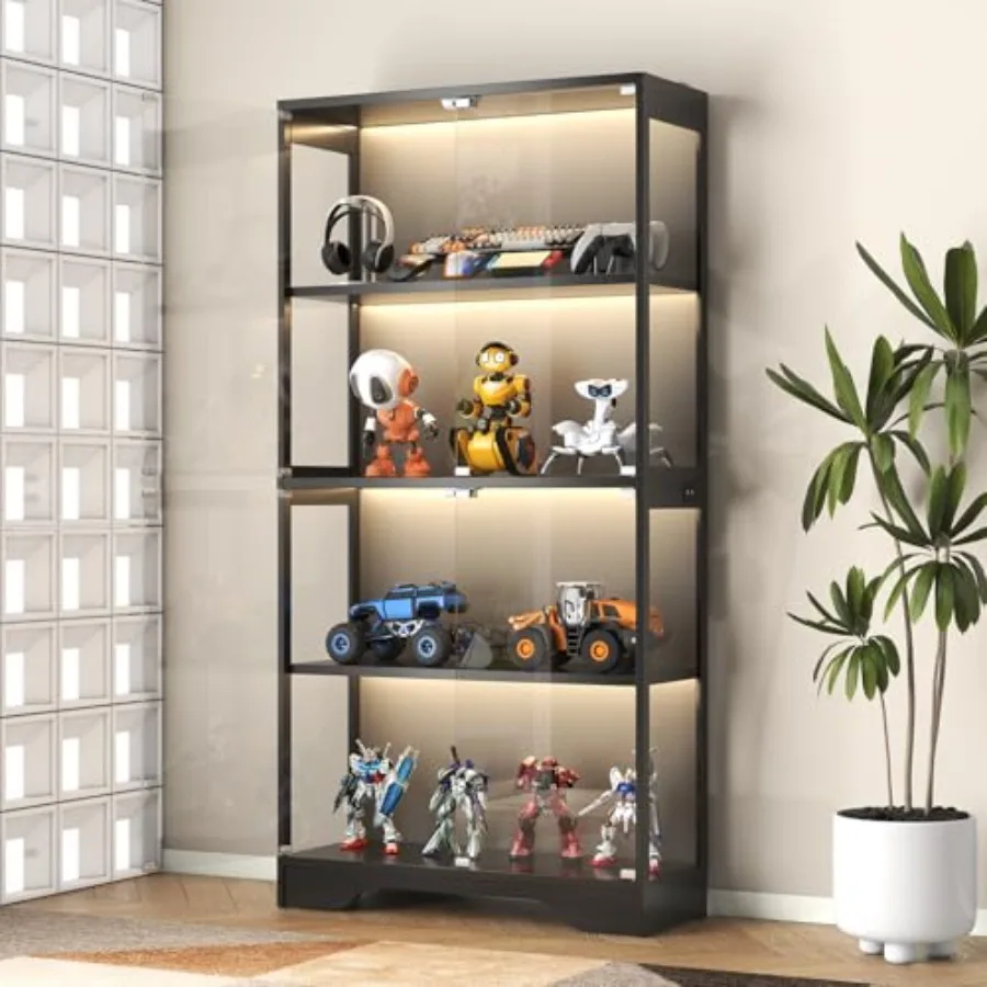 Display Cabinet with Glass Doo - đánh giá và giá Books