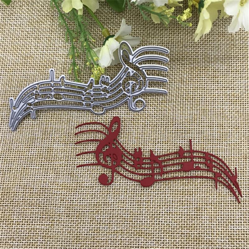 1/2Pcs Music Note Metal Cuttin - đánh giá và giá Blank Sheet Music Notebook