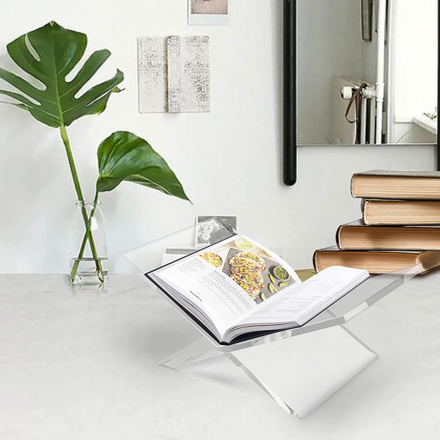 Clear Acrylic Open Book Displa - đánh giá và giá Clear Acrylic Book Stand Holder