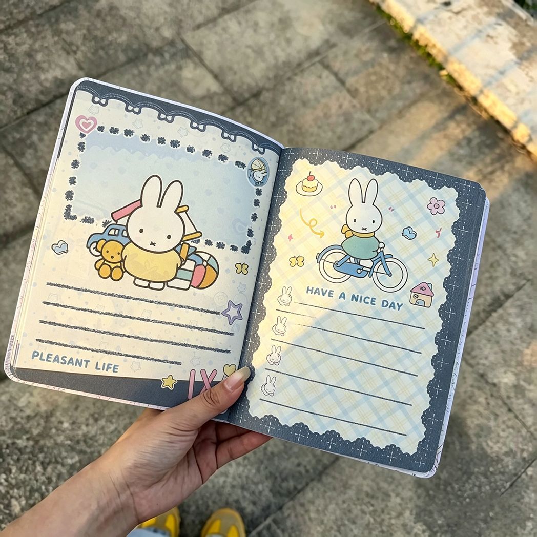 Vintage Denim Miffy Rabbit Lea - đánh giá và giá Vintage Leather Journal Notebook
