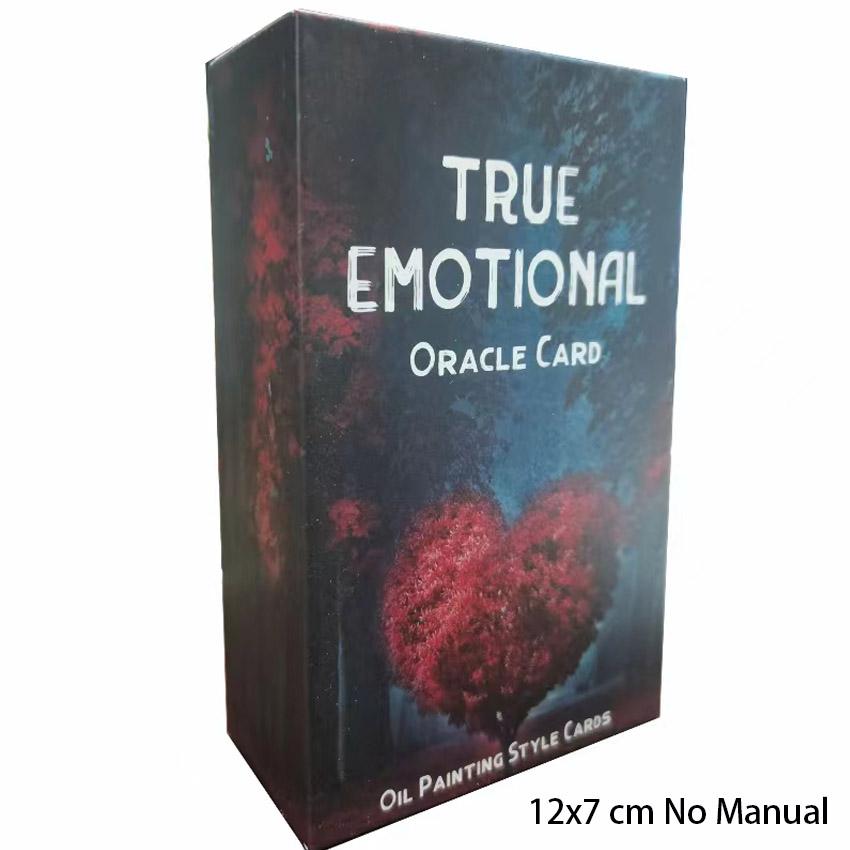 12x7 cm True Emotional Oracle  - đánh giá và giá Tarot Deck With Guidebook